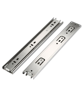 RAY TRƯỢT BI 3 TẦNG MÀU TRẮNG BẢN 45 DÀI 450MM